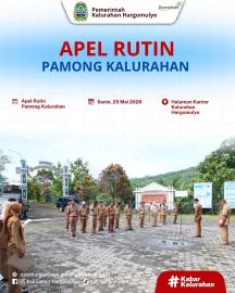 APEL PAGI PAMONG KALURAHAN HARGOMULYO